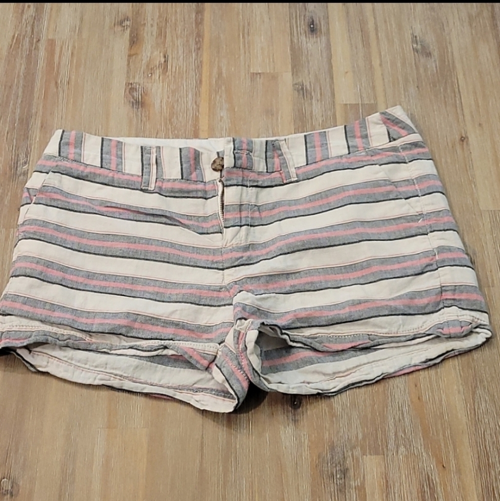 MERONA Cotton Size 6 Multicolored Striped Shorts